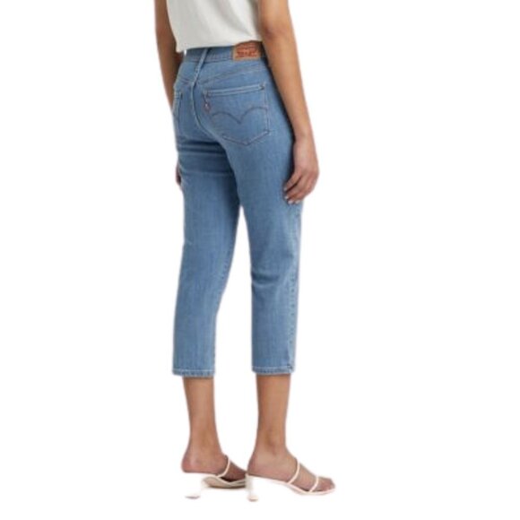 NWT Levi's 311 Shaping Skinny Capri Jeans in Lapis Level Sz. 24W - Picture 3 of 8